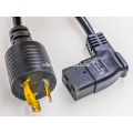 Aprobación de US / VDE 15A Cable de extensión de potencia para trabajos pesados ​​14 AWG IEC 320 C19-C20